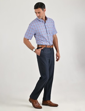 Camisa casual Sansabelt manga corta para hombre