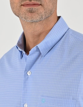 Camisa casual Sansabelt manga corta para hombre