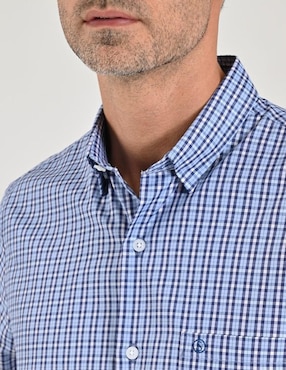 Camisa casual Sansabelt manga corta para hombre