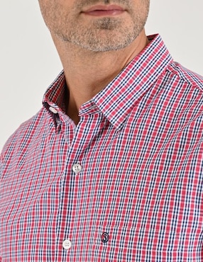 Camisa casual Sansabelt manga corta para hombre
