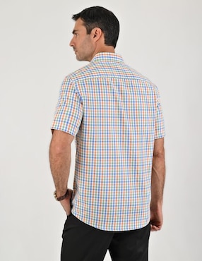 Camisa casual Sansabelt manga corta para hombre