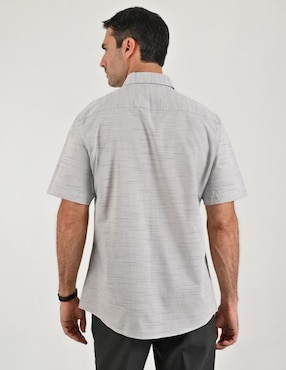 Camisa casual Sansabelt manga corta para hombre