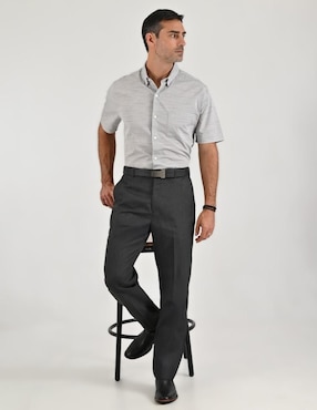 Camisa casual Sansabelt manga corta para hombre