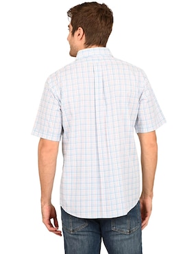 Camisa casual Ferrioni de algodón manga corta para
hombre