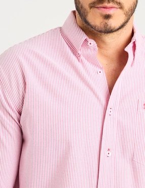 Camisa casual Cavalatti manga larga para hombre