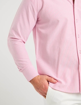 Camisa casual Cavalatti manga larga para hombre