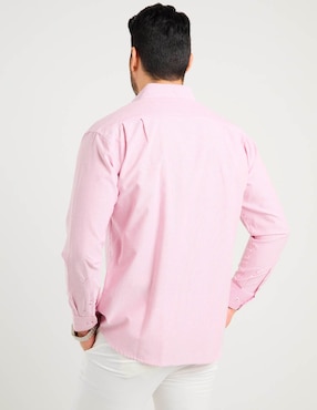 Camisa casual Cavalatti manga larga para hombre