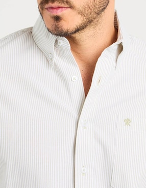 Camisa casual Cavalatti manga larga para hombre