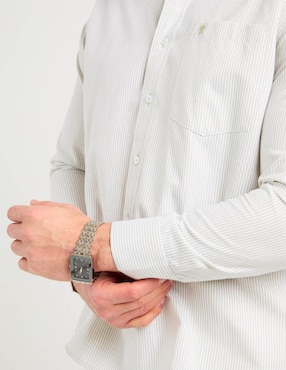 Camisa casual Cavalatti manga larga para hombre