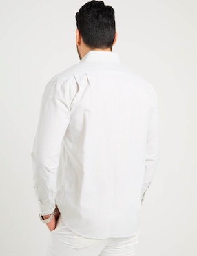 Camisa casual Cavalatti manga larga para hombre