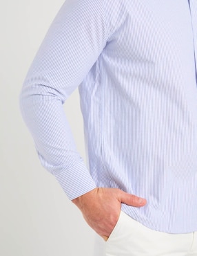 Camisa casual Cavalatti manga larga para hombre