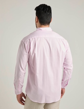 Camisa casual Cavalatti de algodón manga larga para hombre