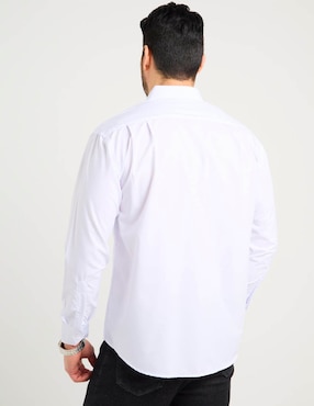 Camisa casual Cavalatti de algodón manga larga para hombre