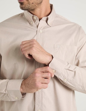 Camisa casual Cavalatti manga larga para hombre