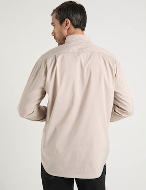 Camisa casual Cavalatti manga larga para hombre