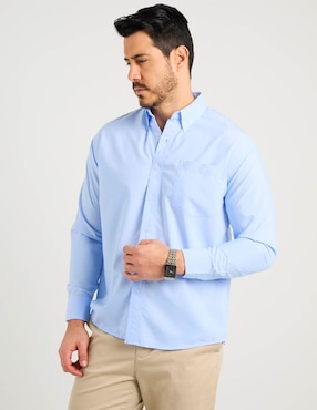 Camisa casual Cavalatti manga larga para hombre