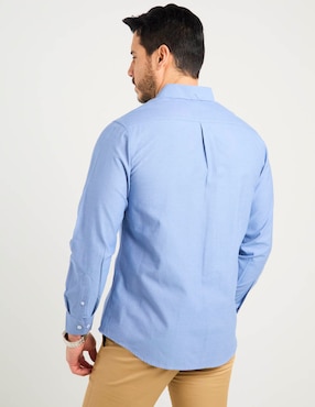 Camisa casual Regent Street manga larga para hombre