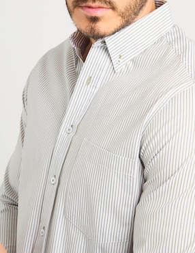 Camisa casual Regent Street manga larga para hombre