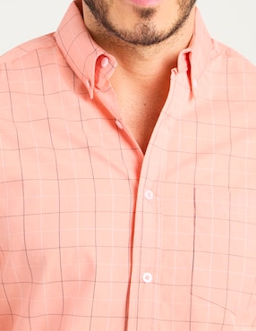 Camisa casual Regent Street de algodón manga larga para hombre