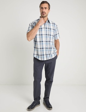 Camisa casual Cavalatti manga al codo para hombre