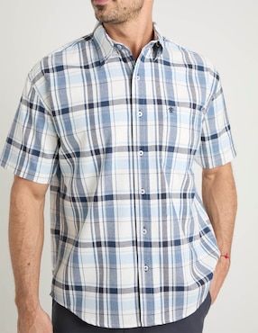 Camisa casual Cavalatti manga al codo para hombre