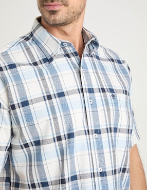 Camisa casual Cavalatti manga al codo para hombre