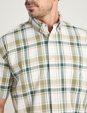 Camisa casual Cavalatti manga corta para hombre