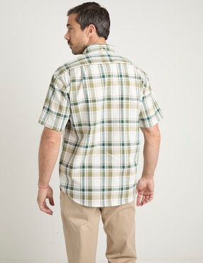 Camisa casual Cavalatti manga corta para hombre