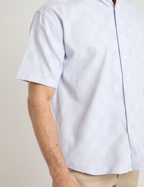 Camisa casual Cavalatti manga corta para hombre