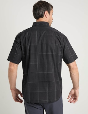 Camisa casual Cavalatti de algodón manga corta para hombre