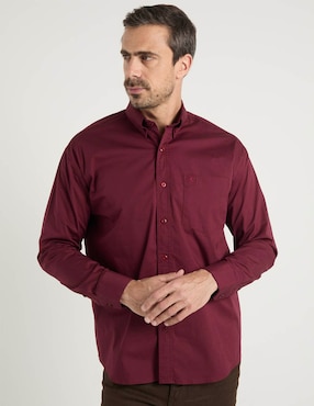 Camisa casual Cavalatti manga larga para hombre