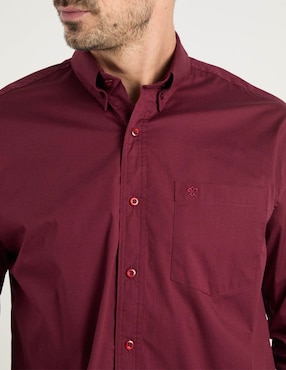 Camisa casual Cavalatti manga larga para hombre
