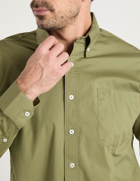 Camisa casual Cavalatti manga larga para hombre