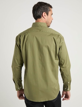 Camisa casual Cavalatti manga larga para hombre