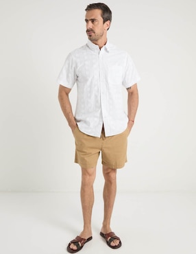 Camisa casual Regent Street manga corta para hombre