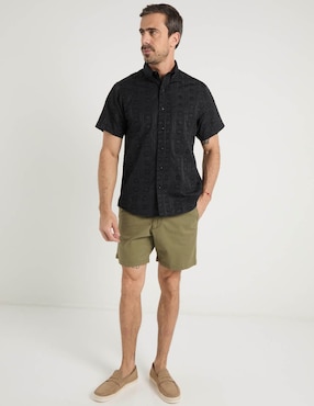 Camisa casual Regent Street manga corta para hombre