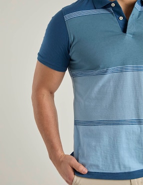 Playera tipo polo R Street para hombre