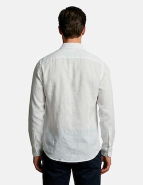 Camisa casual 98 Coast AV manga larga para hombre