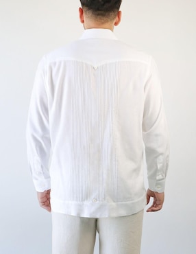 Guayabera manga larga Maauad para hombre