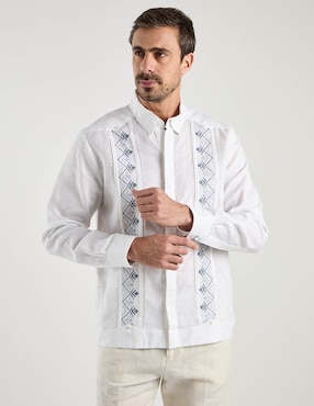 Guayabera manga larga Ábito para hombre