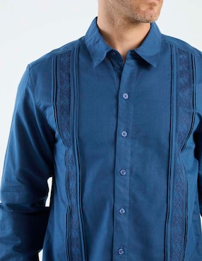 Guayabera manga larga Costavana para hombre