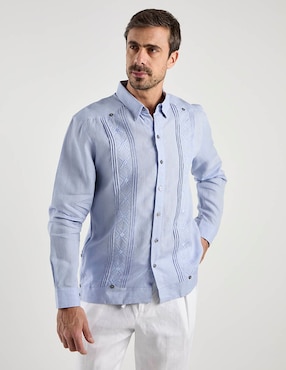 Guayabera manga larga Ábito para hombre