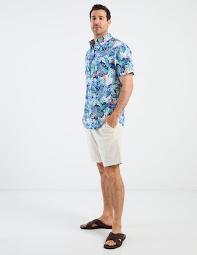 Bermuda Ábito de algodón para hombre