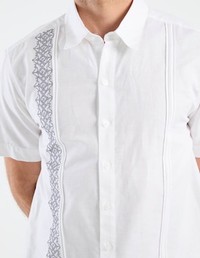 Guayabera manga corta marca Costavana para hombre