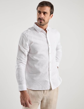 Camisa casual Ábito manga larga para hombre