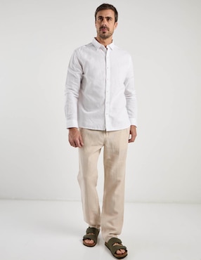 Camisa casual Ábito manga larga para hombre