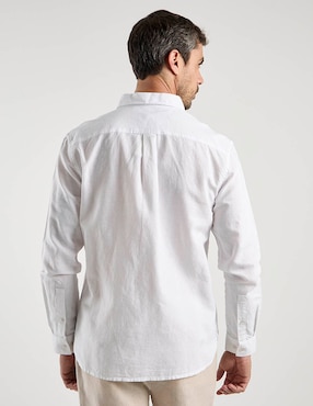 Camisa casual Ábito manga larga para hombre