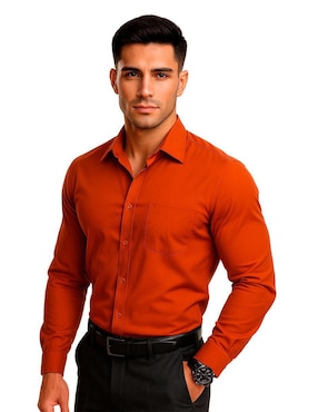 Camisa de vestir Medizin Uniformes manga larga para hombre