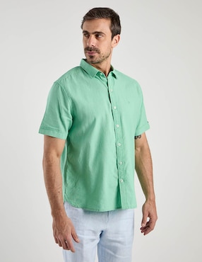 Camisa casual Ábito manga corta para hombre