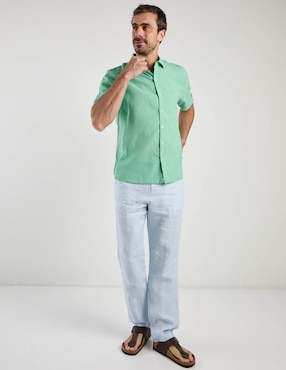 Camisa casual Ábito manga corta para hombre